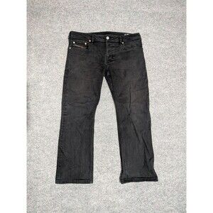 Diesel Zatiny Jeans Mens Size 34x32 (35x27) Black
